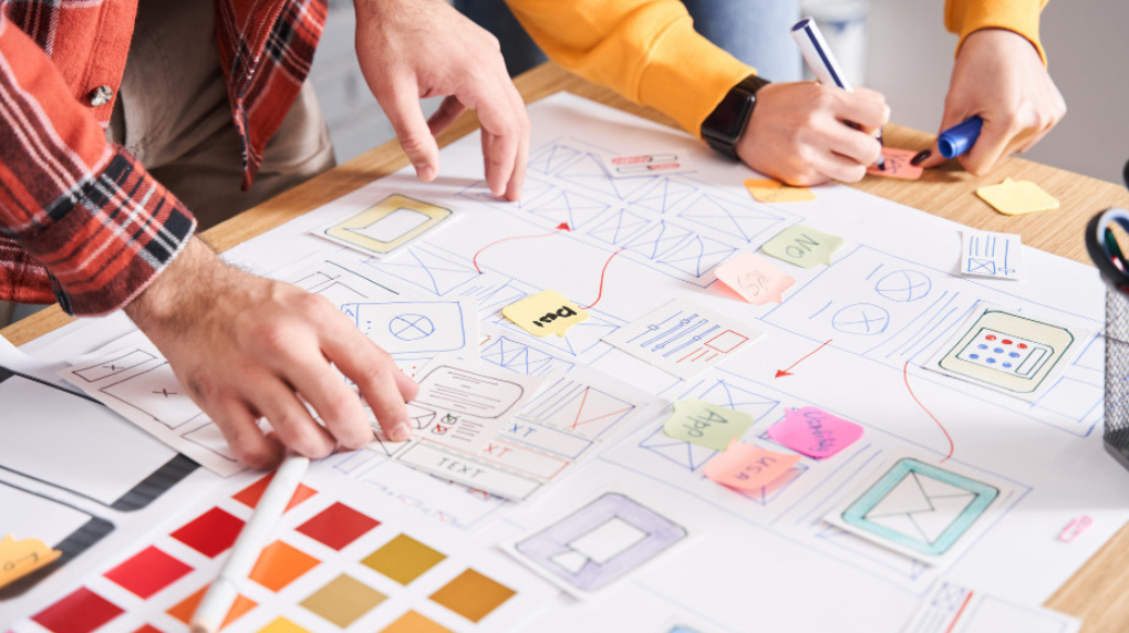 Ux designers working together