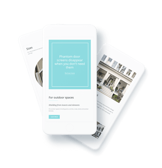 Phantom Screens mobile website