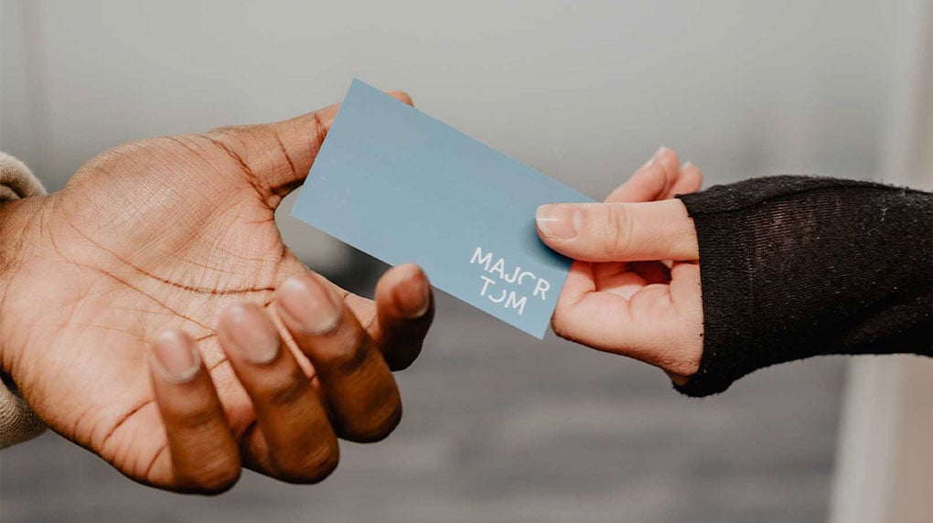 major-tiom-business-card