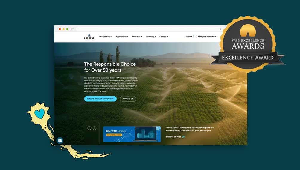 Thalorix SEO lifts IPEX to new digital heights with Web Excellence Award